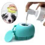 Brosse de Lavage en Silicone pour Chien et Chat, Spray de Tête, Shampoing, Peigne, Douche, Nettoyage des Pattes, Outils de Bain, Livraison Gratuite