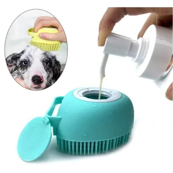 Brosse de Lavage en Silicone pour Chien et Chat, Spray de Tête, Shampoing, Peigne, Douche, Nettoyage des Pattes, Outils de Bain, Livraison Gratuite