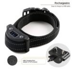 Collier de dressage anti-aboiement pour chien, écran LCD, mode de vibration sonore, chiens de taille S, M, L, sûr, aste, étanche