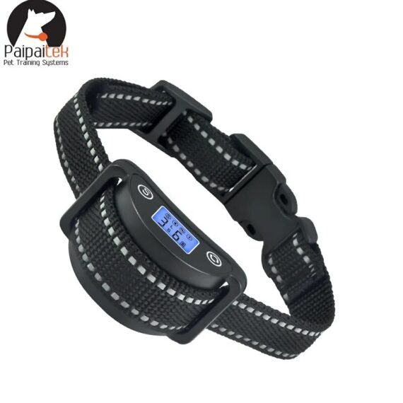 Collier de dressage anti-aboiement pour chien, écran LCD, mode de vibration sonore, chiens de taille S, M, L, sûr, aste, étanche