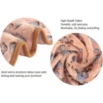 Couverture en Polymères Doux et Chaud pour Petit Animal de Compagnie, Accessoire de Lit pour Hamster, Cochon d'Inde, Glute, Sourire, Lapin, Kasgehogs