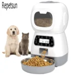 Distributeur automatique de nourriture intelligente pour animaux de compagnie, 3,5 l, pour chats et chiens, minuterie, bol en acier inoxydable, alimentation automatique pour chiens et chats, fournitures pour animaux de compagnie