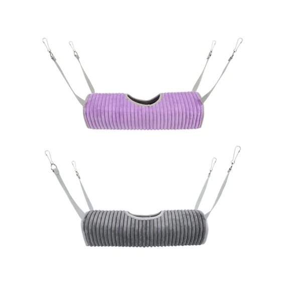 Hamac chaud d'hiver pour petits animaux, Tunnel de Hamster, Tube de planeur de sucre, lit balançoire, nid de Rat, furet, jouet Cage, accessoires