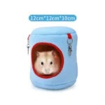 Hamac doux et chaud pour animaux de compagnie, lit-balançoire pour hamster, over, écureuil de Laura, jouet d'hiver pour animaux de compagnie, accent de souris et de rat