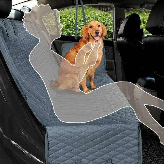 PETRAVEL housse de siège de voiture pour chien, imperméable, pour voyage, transport d'animaux, hamac, tapis de protection pour siège arrière de voiture, transport de sécurité pour chiens