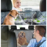 PETRAVEL housse de siège de voiture pour chien, imperméable, pour voyage, transport d'animaux, hamac, tapis de protection pour siège arrière de voiture, transport de sécurité pour chiens