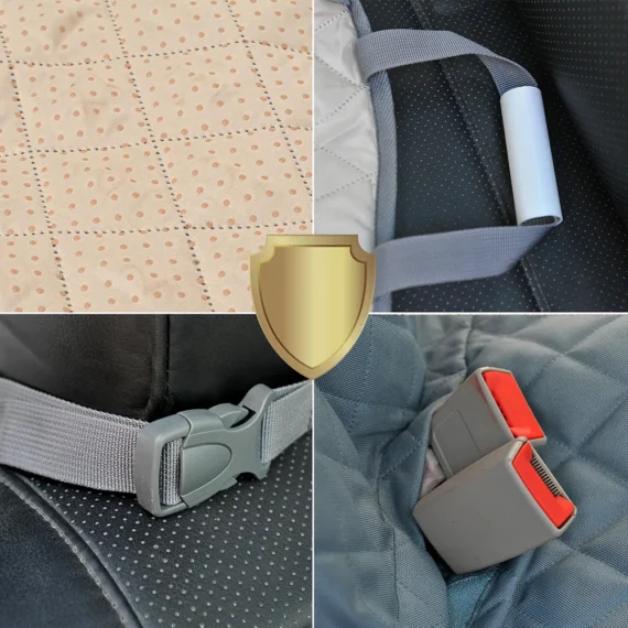 PETRAVEL housse de siège de voiture pour chien, imperméable, pour voyage, transport d'animaux, hamac, tapis de protection pour siège arrière de voiture, transport de sécurité pour chiens