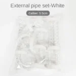 Tunnel de hamster transparent pour petits animaux de compagnie, jouet de piste, pipeline d'entraînement sportif, jeu de bricolage, accessoires pour animaux de compagnie, 8 pièces par ensemble